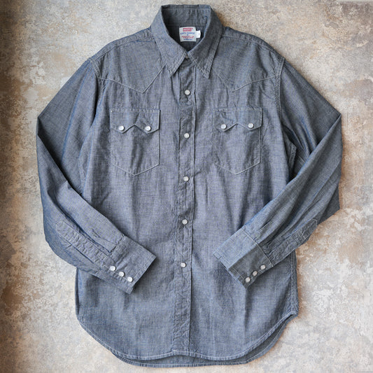 WORKERS_Cats Family Western Shirt_Chambray
