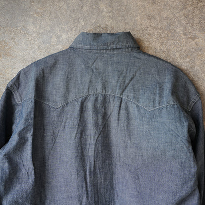 WORKERS_Cats Family Western Shirt_Chambray
