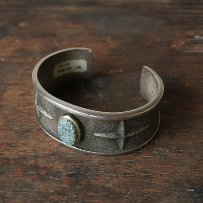 Darryl Begay_Bangle_Sterling Silver ＆ #8 Turquoise