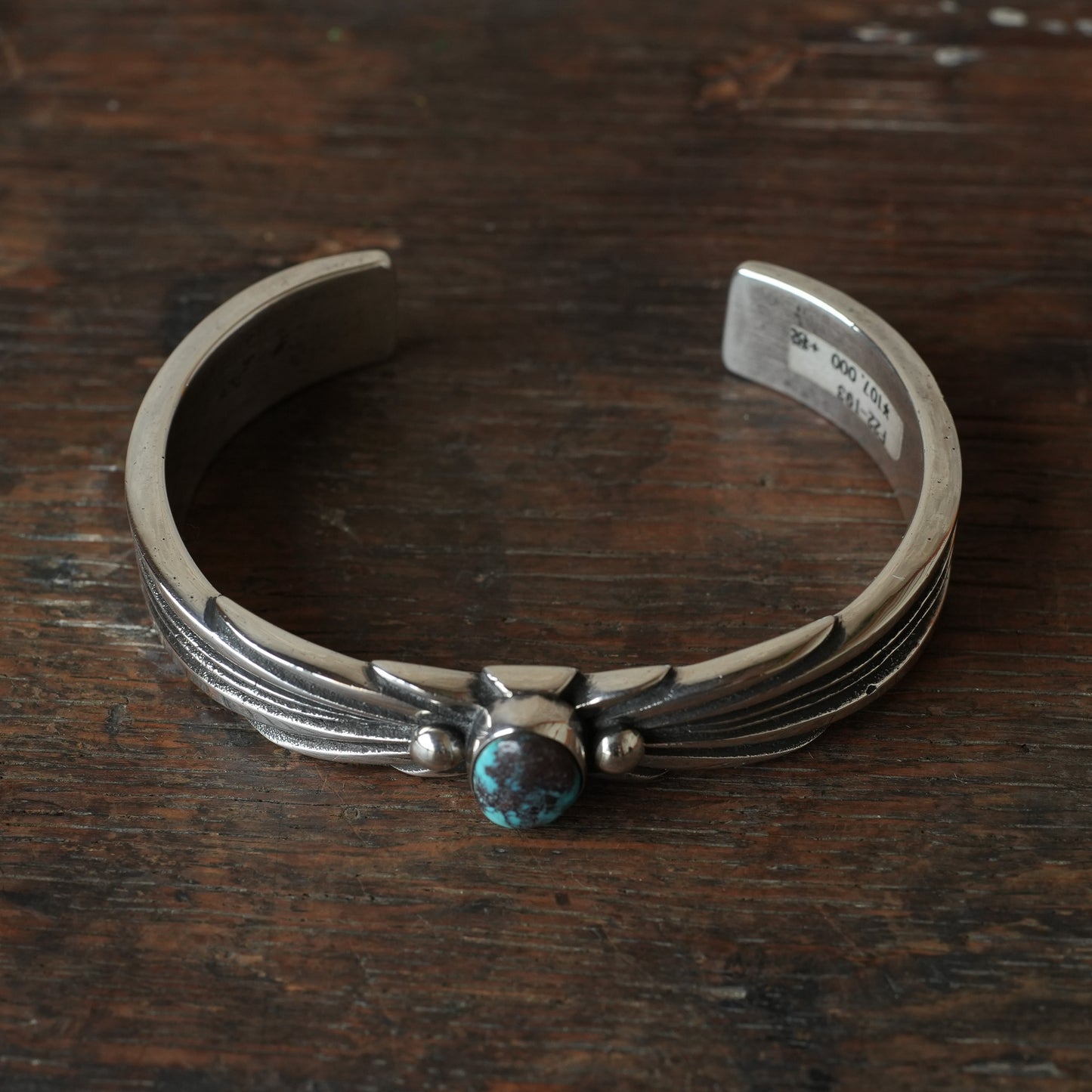 Aaron Anderson_Bangle_Sterling Silver ＆ BISBEE Turquoise