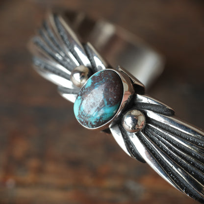Aaron Anderson_Bangle_Sterling Silver ＆ BISBEE Turquoise
