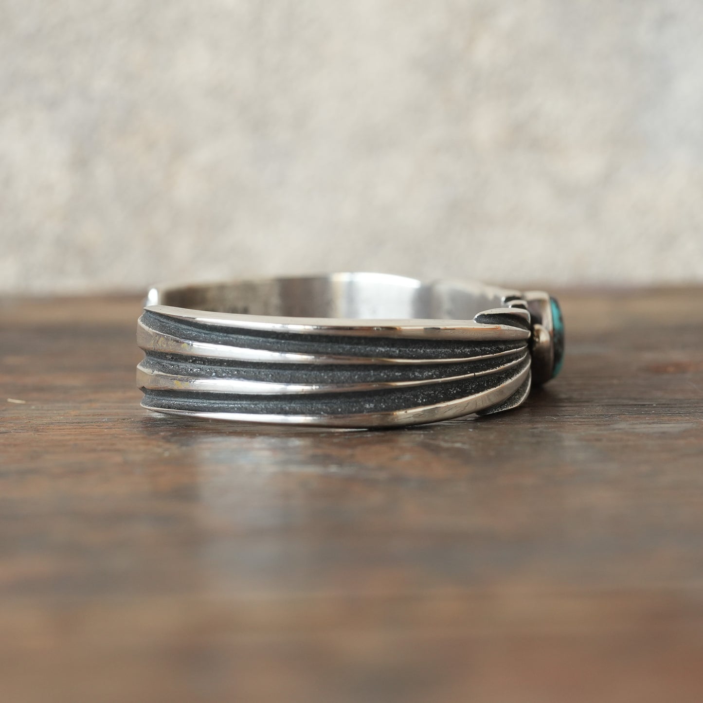 Aaron Anderson_Bangle_Sterling Silver ＆ BISBEE Turquoise