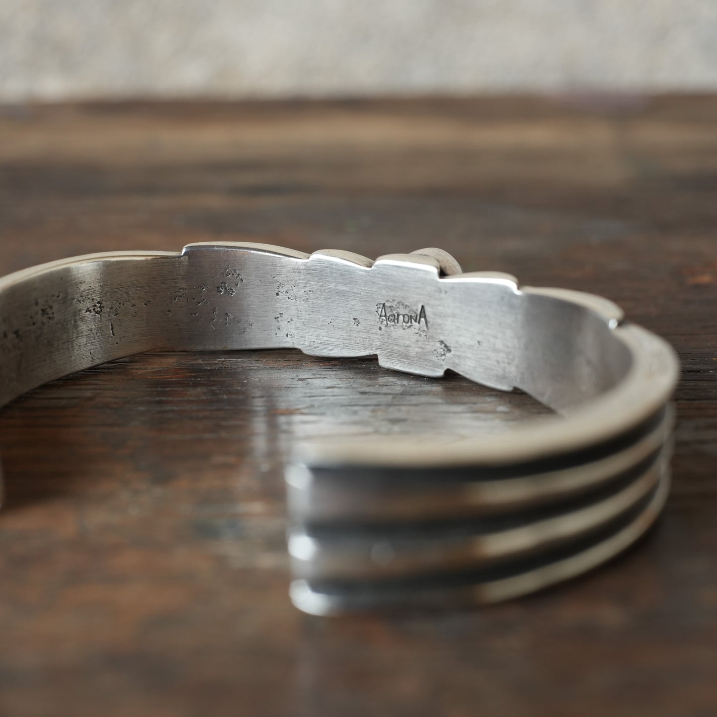 Aaron Anderson_Bangle_Sterling Silver ＆ BISBEE Turquoise