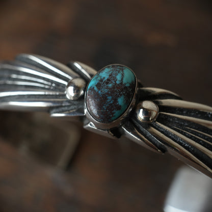 Aaron Anderson_Bangle_Sterling Silver ＆ BISBEE Turquoise