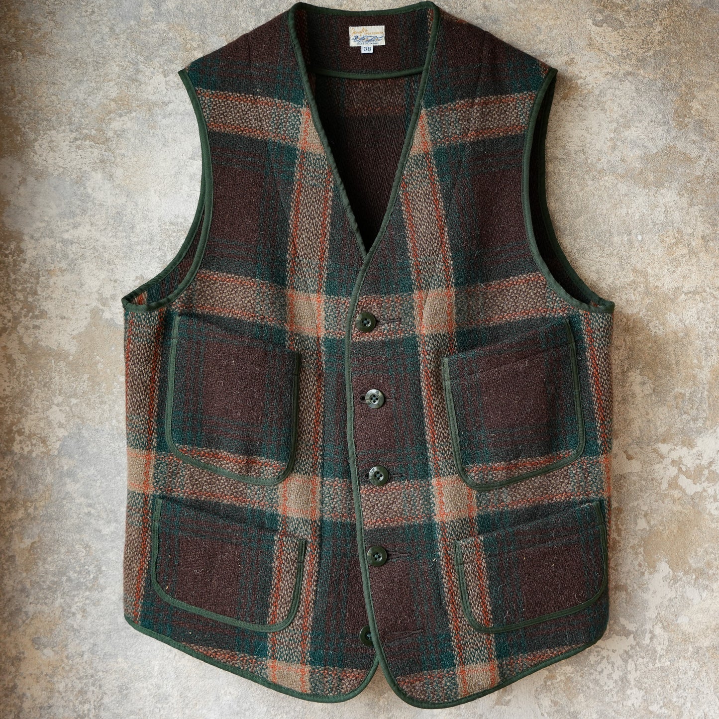 G&F Co._HUNTING JACKET_WOOL VEST_PLAID