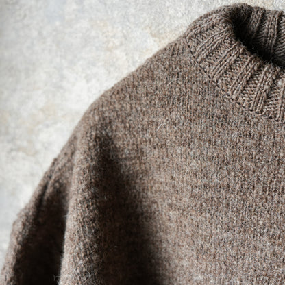 PREQUEL_K1001 Fisherman's Sweater (Brown) フィッシャーマンズ セーター (ブラウン)