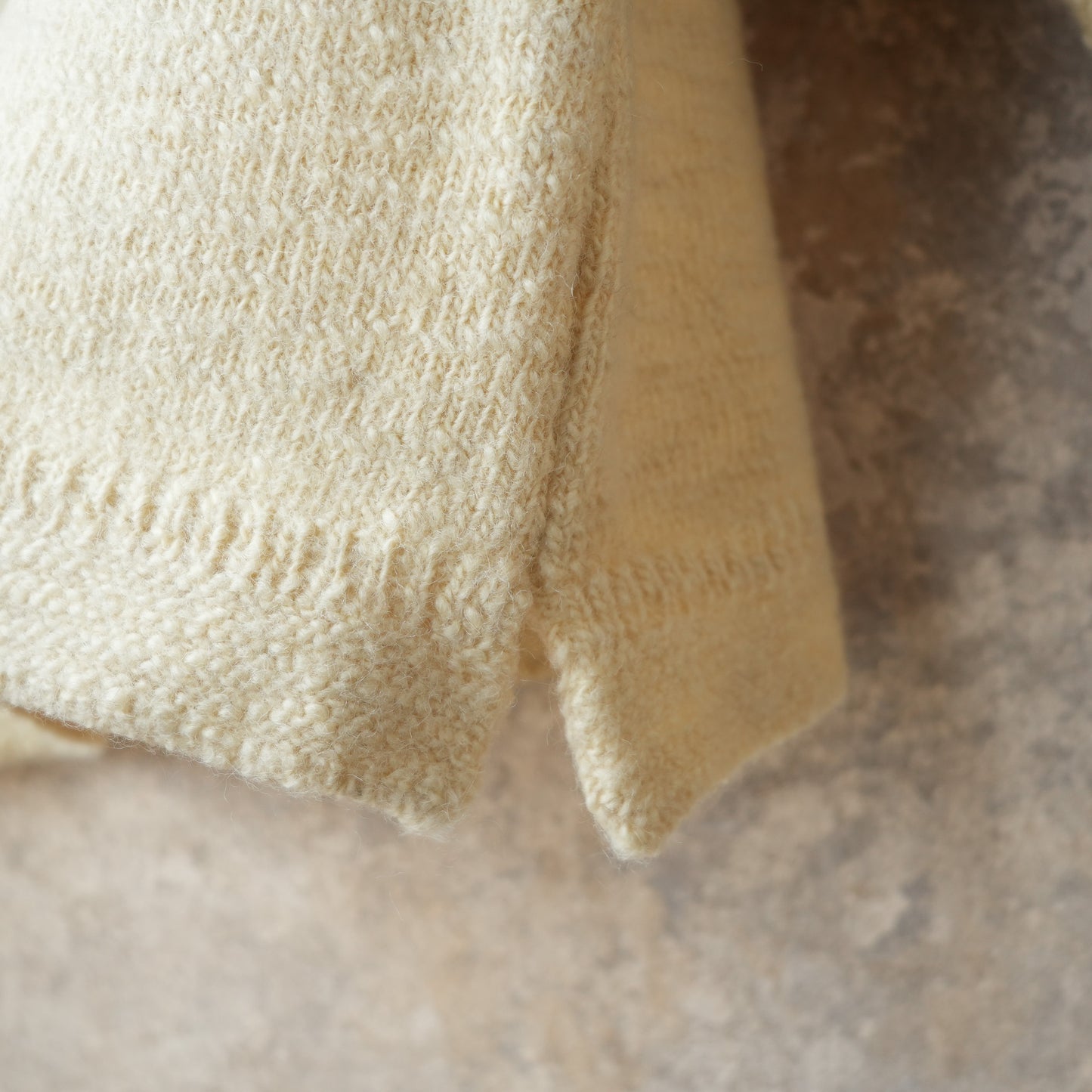 PREQUEL_K1001 Fisherman's Sweater (White) フィッシャーマンズ セーター (ホワイト)