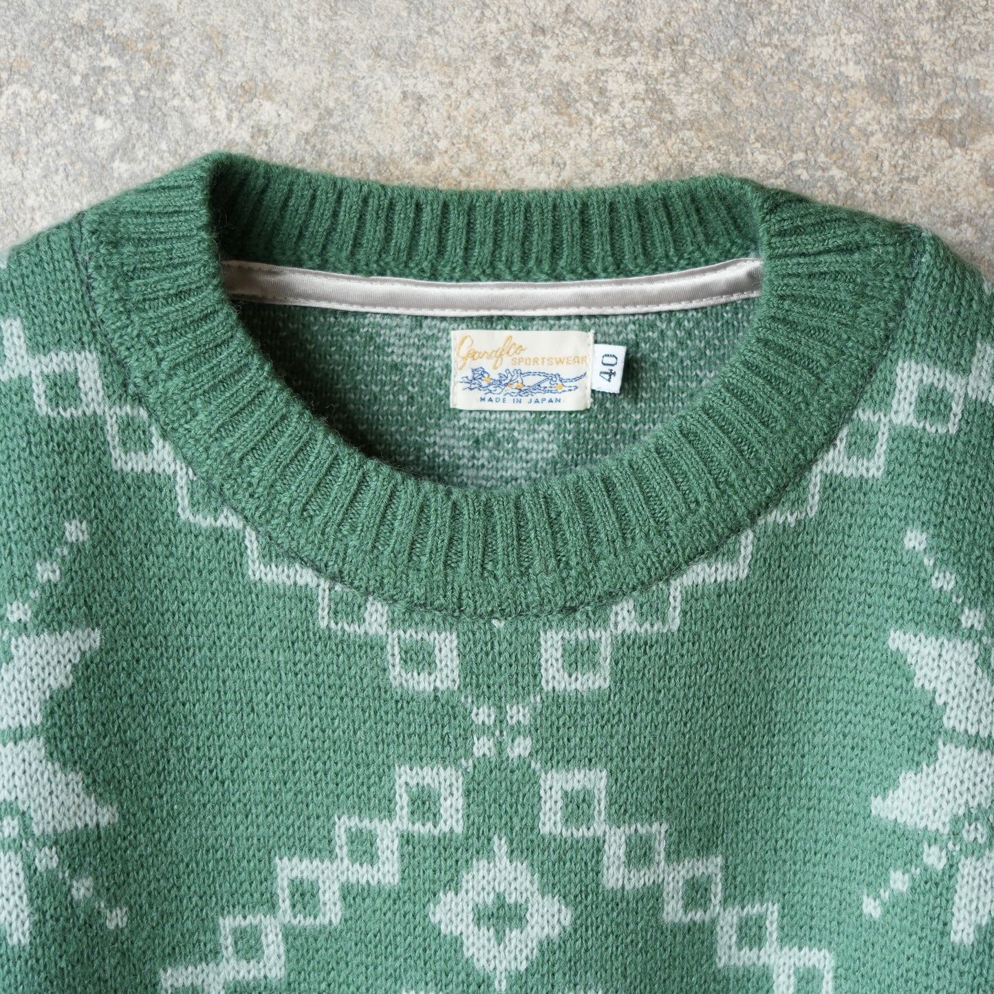 G&F Co._JACQUARD KNIT_GREEN