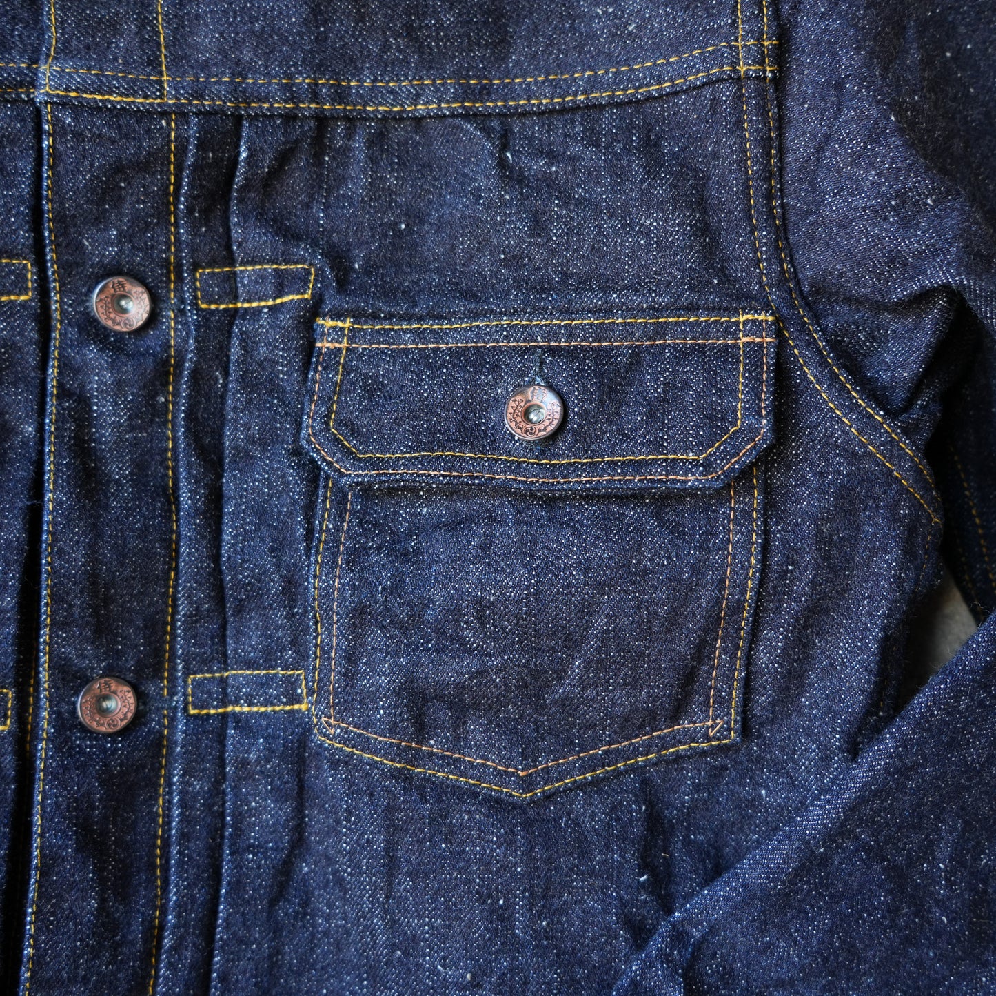 SAMURAIJEANS_S556VX_Zero+ Type 1 Denim Jacket with T-BACK spec
