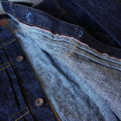 SAMURAIJEANS_S556VX_Zero+ Type 1 Denim Jacket with T-BACK spec