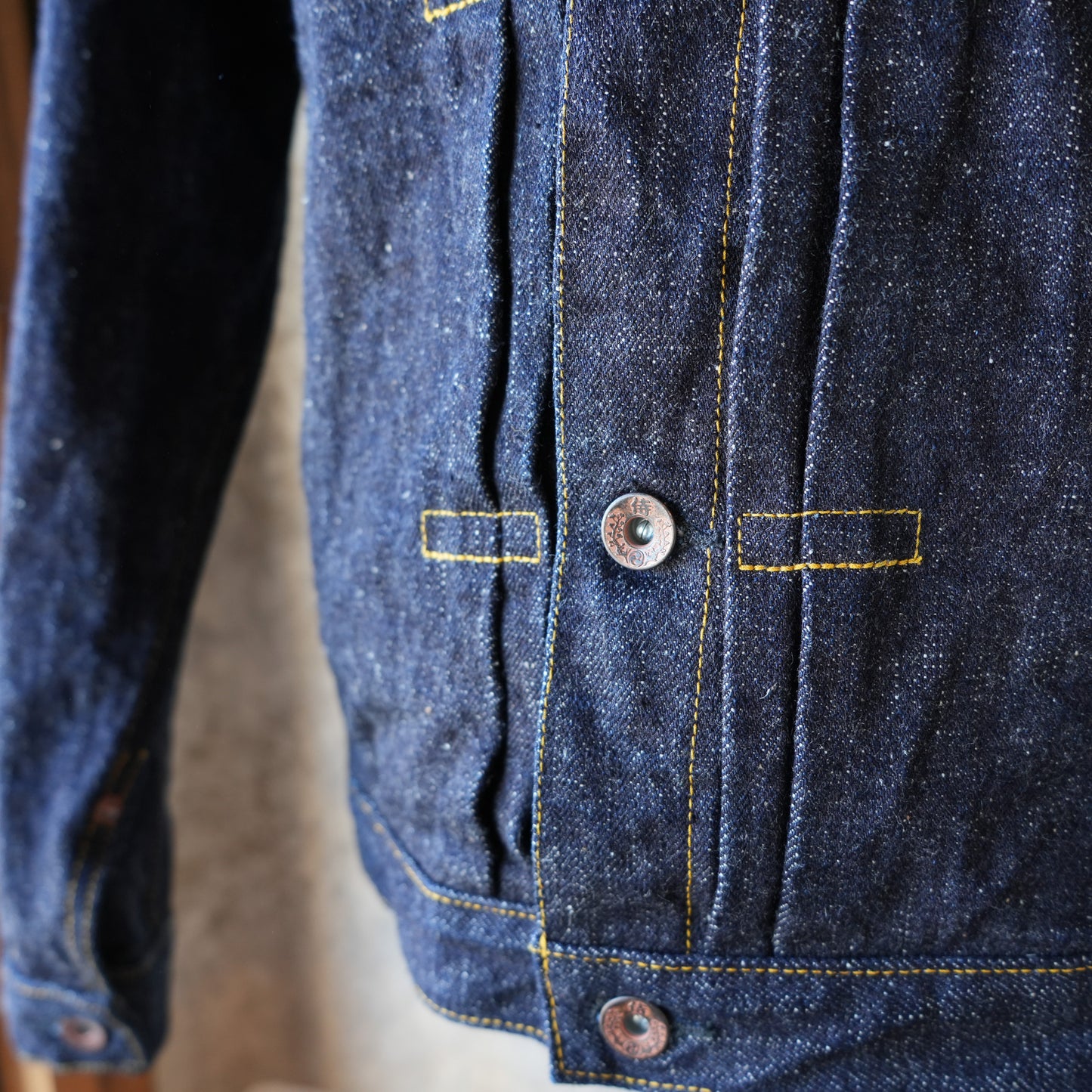 SAMURAIJEANS_S556VX_Zero+ Type 1 Denim Jacket with T-BACK spec