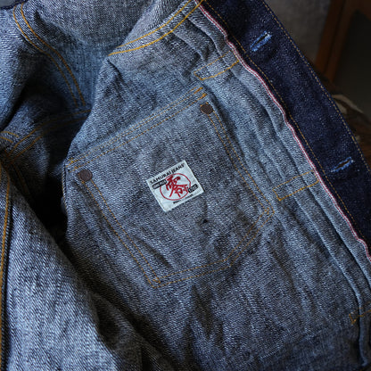 SAMURAIJEANS_S556VX_Zero+ Type 1 Denim Jacket with T-BACK spec