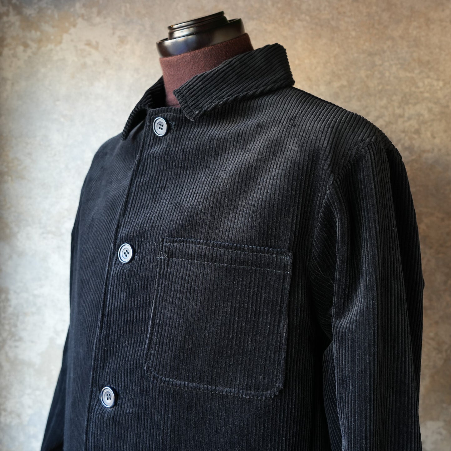 WORKERS WORKERS Jacket Heavy Corduroy, Black