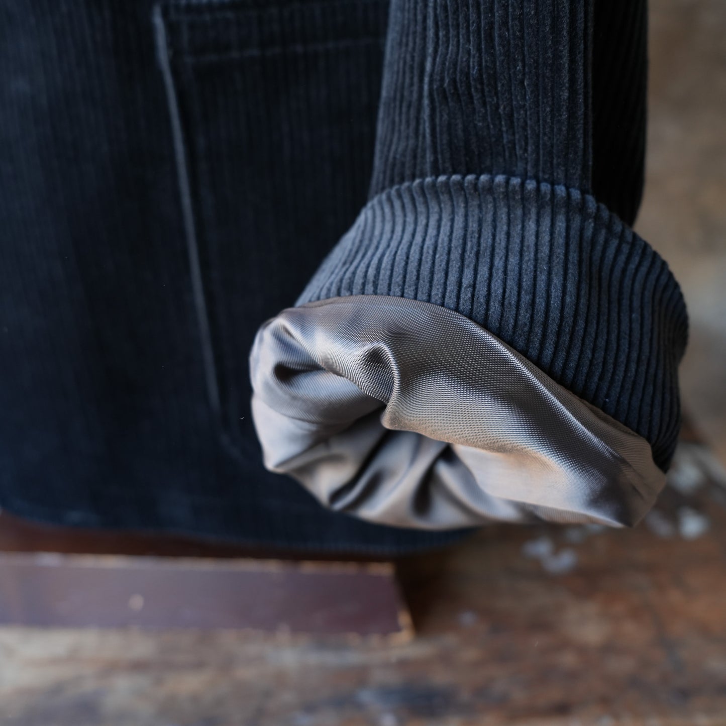 WORKERS WORKERS Jacket Heavy Corduroy, Black