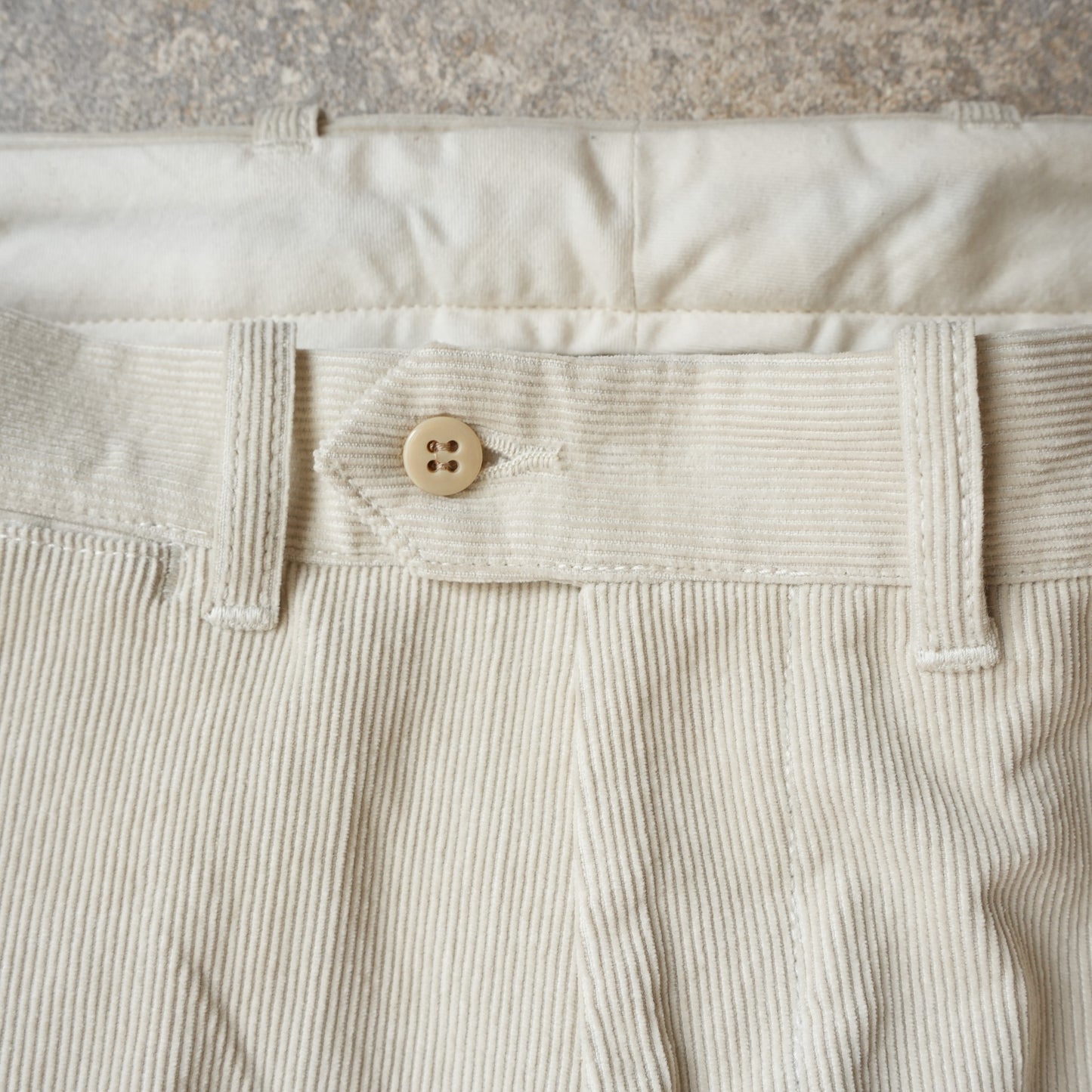G&F Co._CORDUROY TROUSERS_OFF WHITE