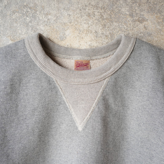 DELUXEWARE_S101-00_FLAT.SEAM PLAIN_杢GRAY BEIGE