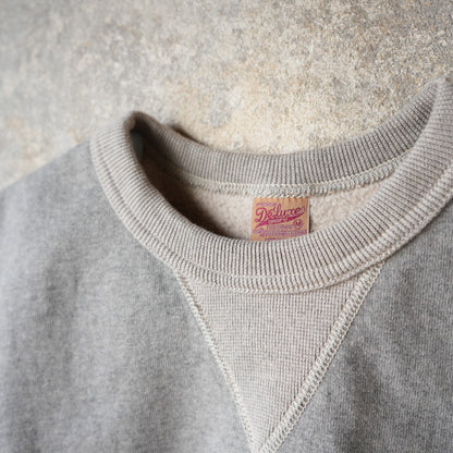 DELUXEWARE_S101-00_FLAT.SEAM PLAIN_杢GRAY BEIGE