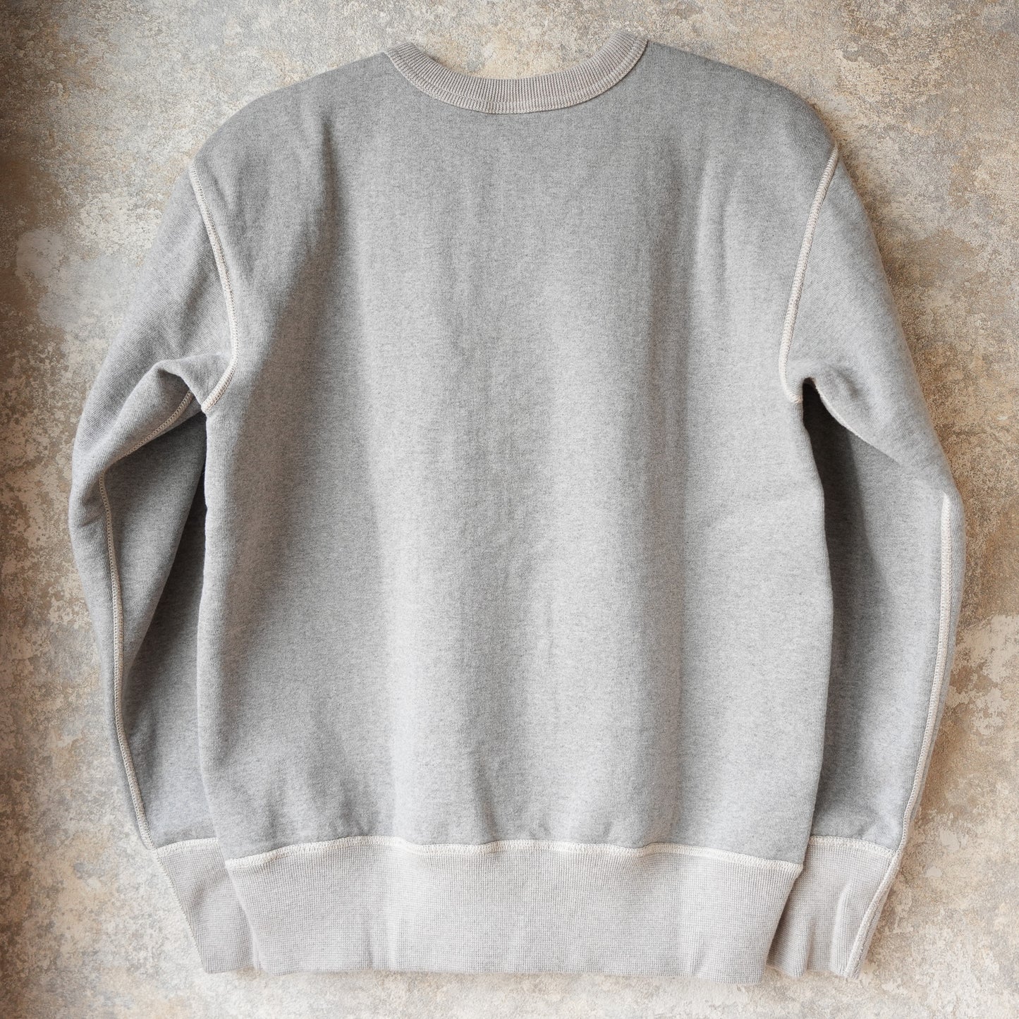 DELUXEWARE_S101-00_FLAT.SEAM PLAIN_杢GRAY BEIGE