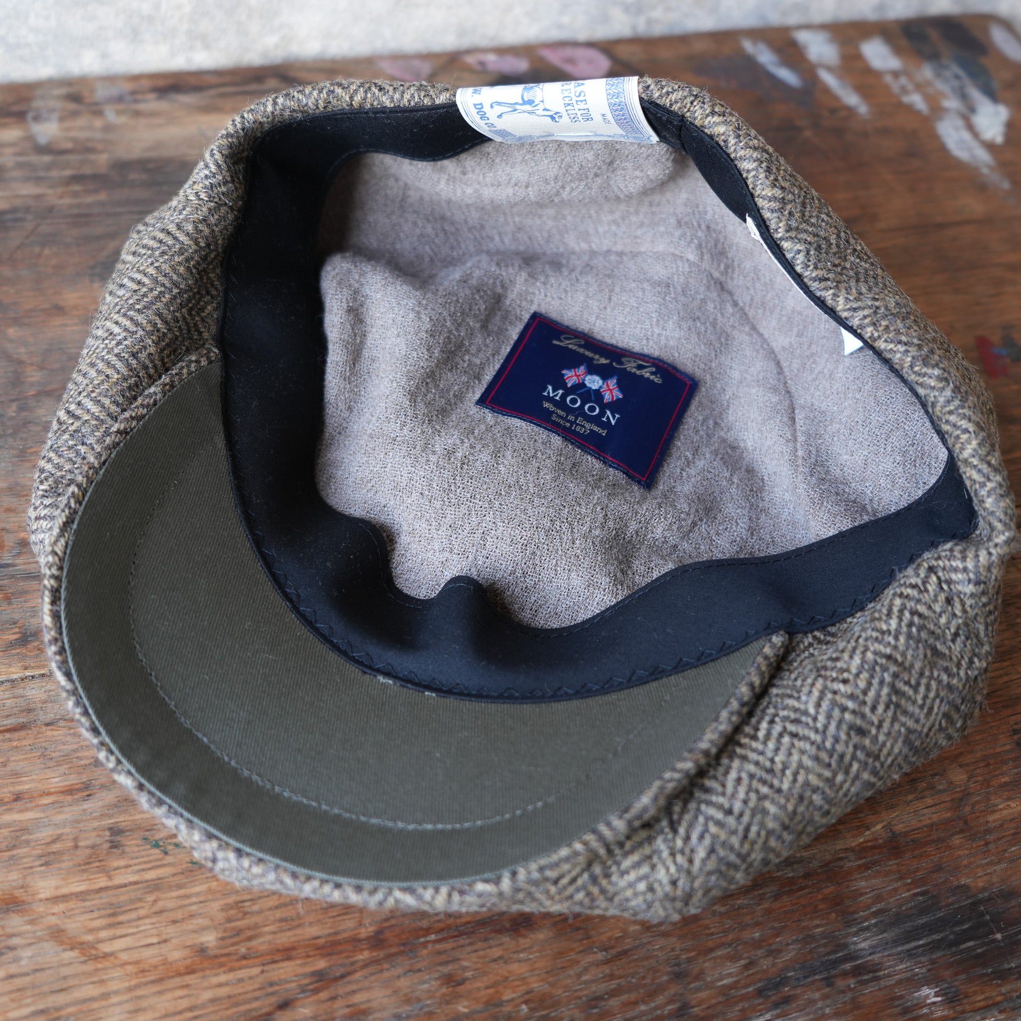 THE H.W.DOG&CO._D-01088_PEAKY CAP - Beige – JeansShopSpiral