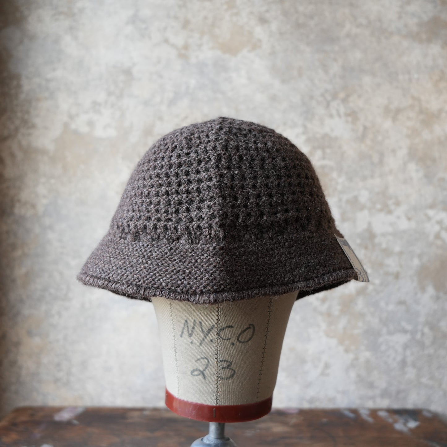 THE H.W.DOG&CO_D-01101_KNIT HAT -  Brown