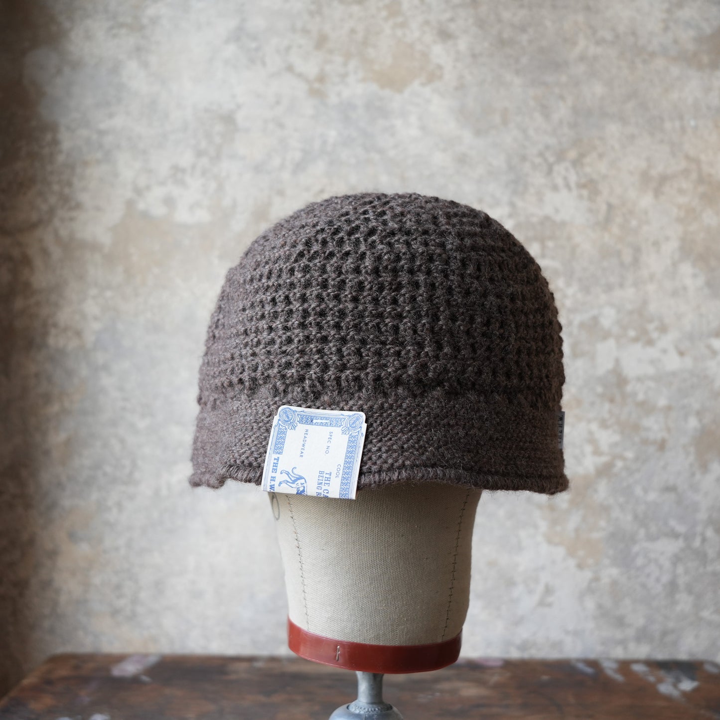 THE H.W.DOG&CO_D-01101_KNIT HAT -  Brown