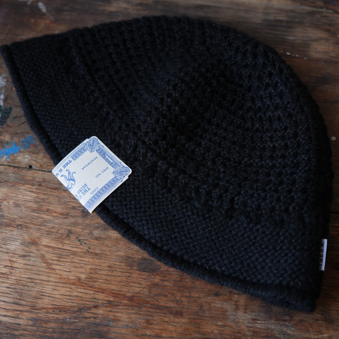 THE H.W.DOG&CO_D-01101_KNIT HAT - Black