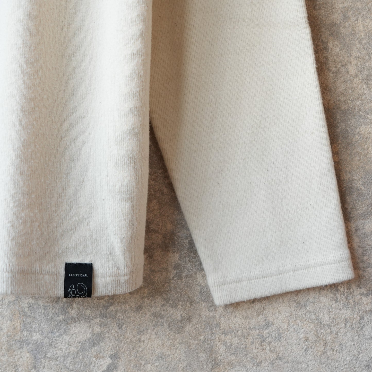 PREQUEL_C1008 Henley Cotton Rib L/S T-Shirt (Natural) ヘンリーロングTシャツ (ナチュラル)