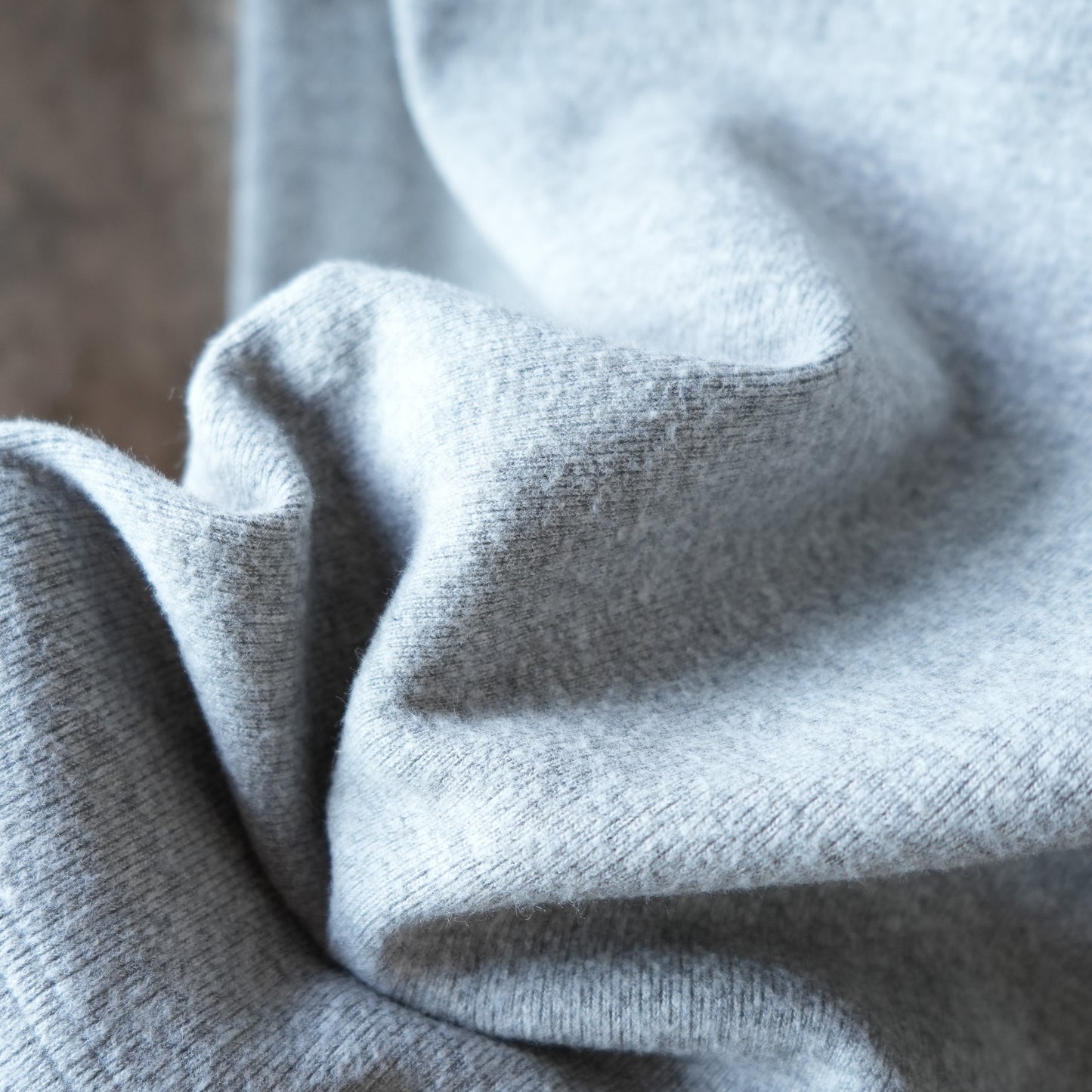 PREQUEL_C1008 Henley Cotton Rib L/S T-Shirt (Gray) ヘンリーロングTシャツ (グレー)