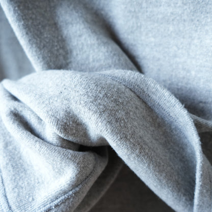 PREQUEL_C1008 Henley Cotton Rib L/S T-Shirt (Gray) ヘンリーロングTシャツ (グレー)