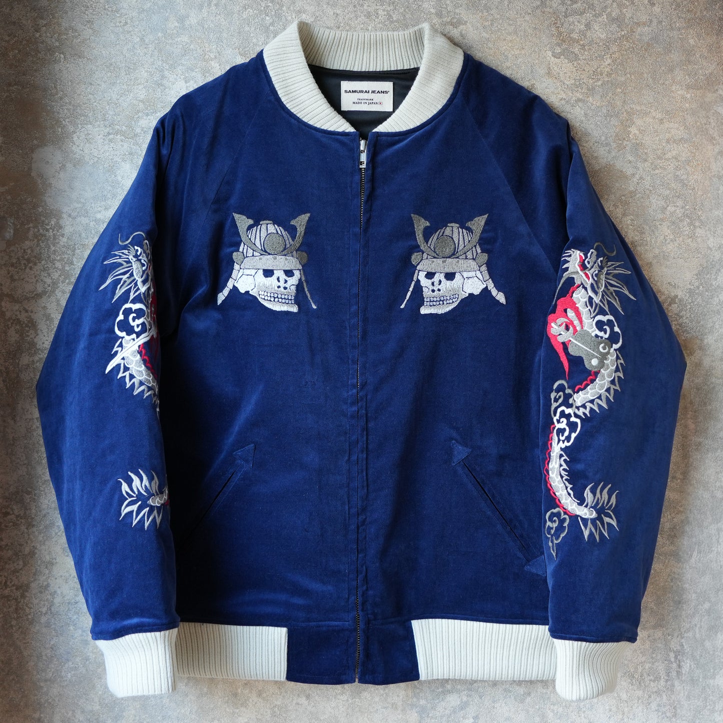 SAMURAIJEANS_SJSK25_Velveteen "Sukajan" Souvenir Jacket