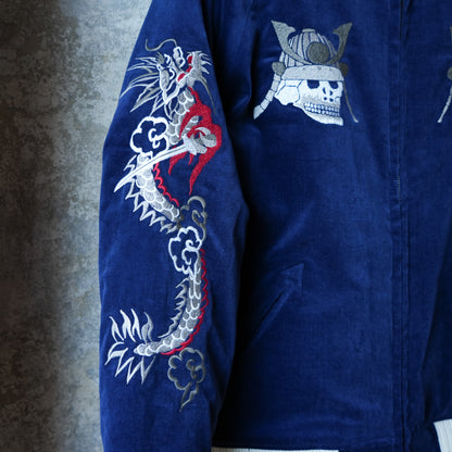 SAMURAIJEANS_SJSK25_Velveteen "Sukajan" Souvenir Jacket