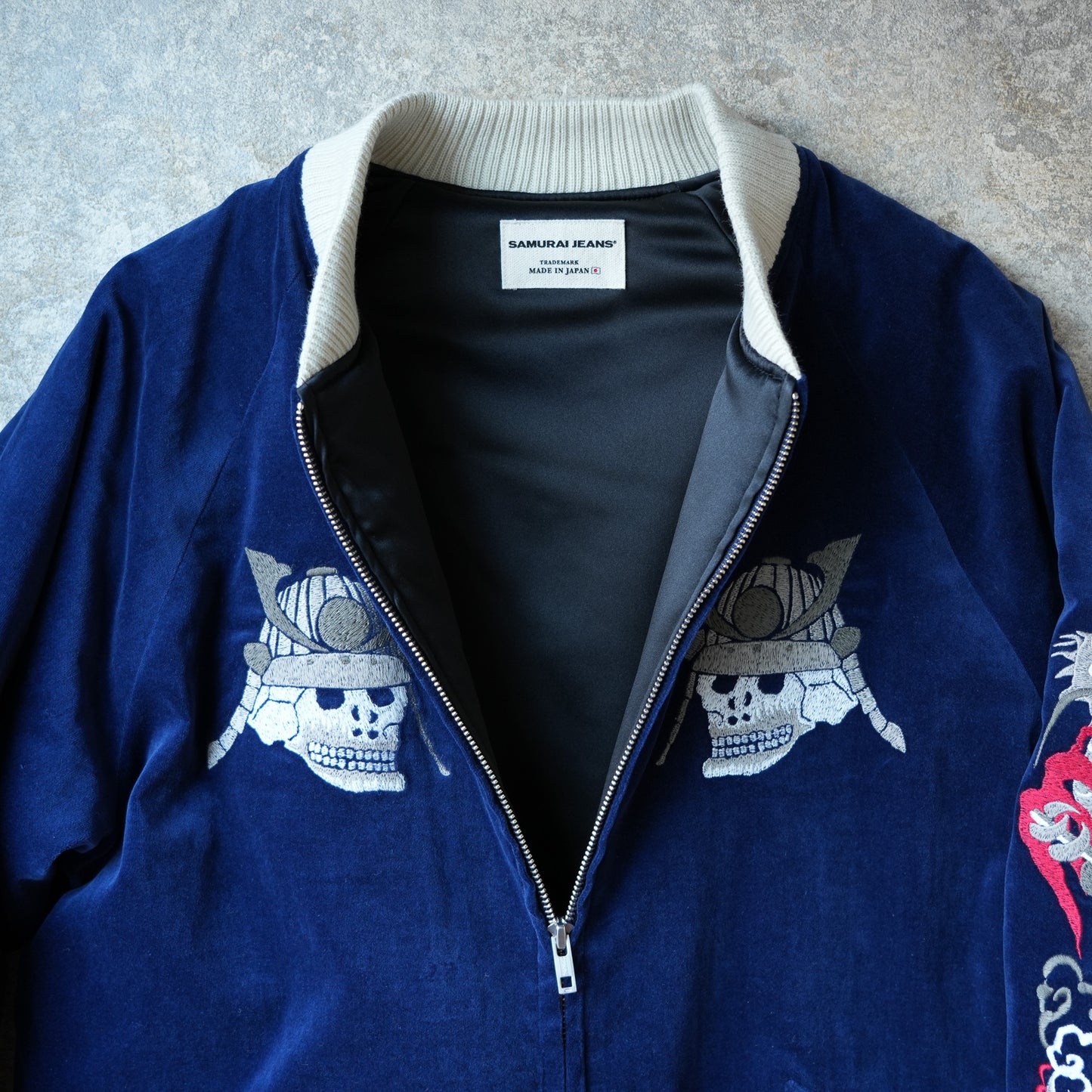 SAMURAIJEANS_SJSK25_Velveteen "Sukajan" Souvenir Jacket