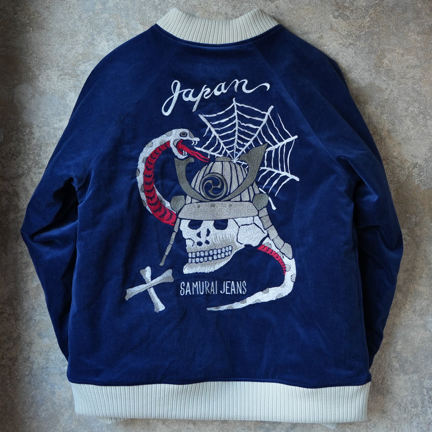 SAMURAIJEANS_SJSK25_Velveteen "Sukajan" Souvenir Jacket
