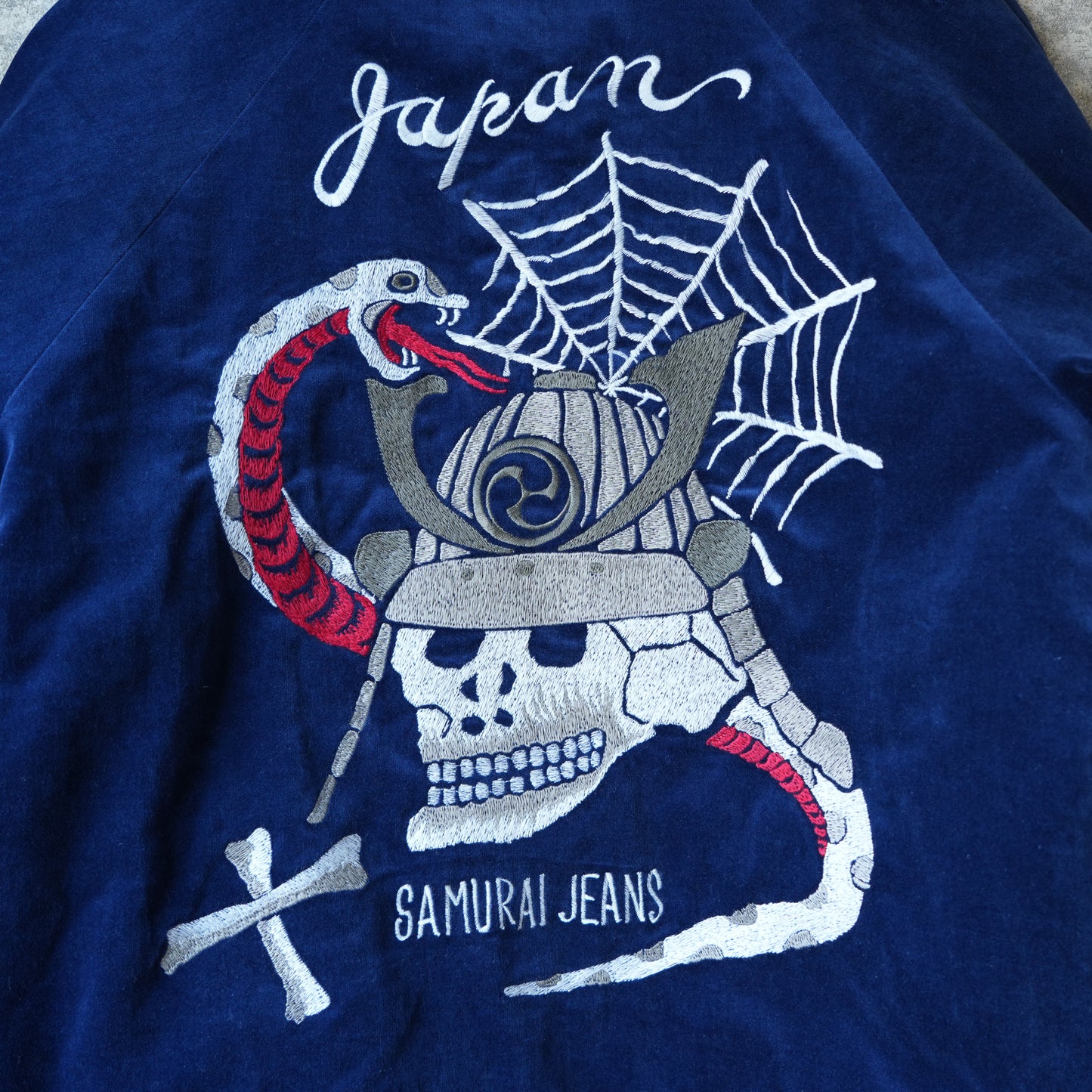 SAMURAIJEANS_SJSK25_Velveteen "Sukajan" Souvenir Jacket
