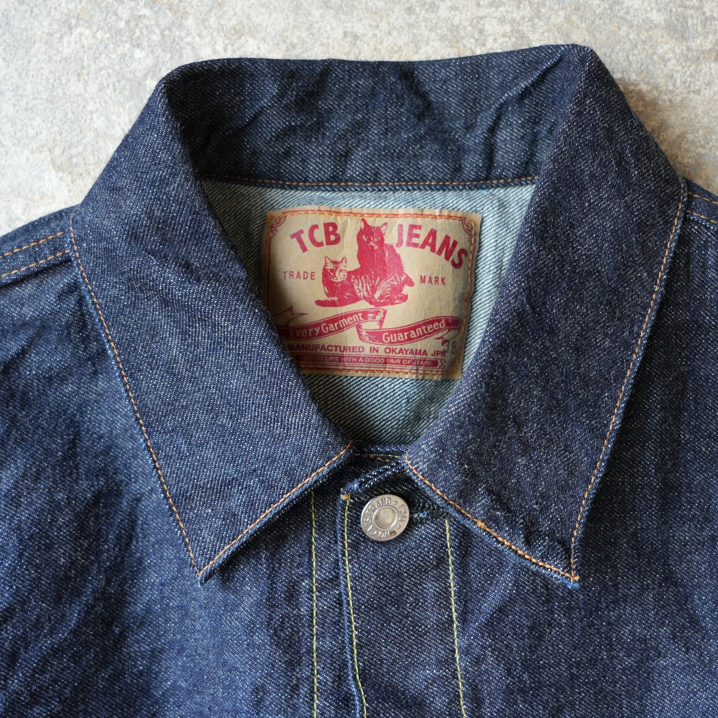 TCB jeans_50'S Jean Jacket_Indigo tab