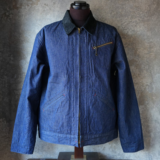 WORKERS_Blanket Lined Engineer Jacket_10 oz Black Back Denim