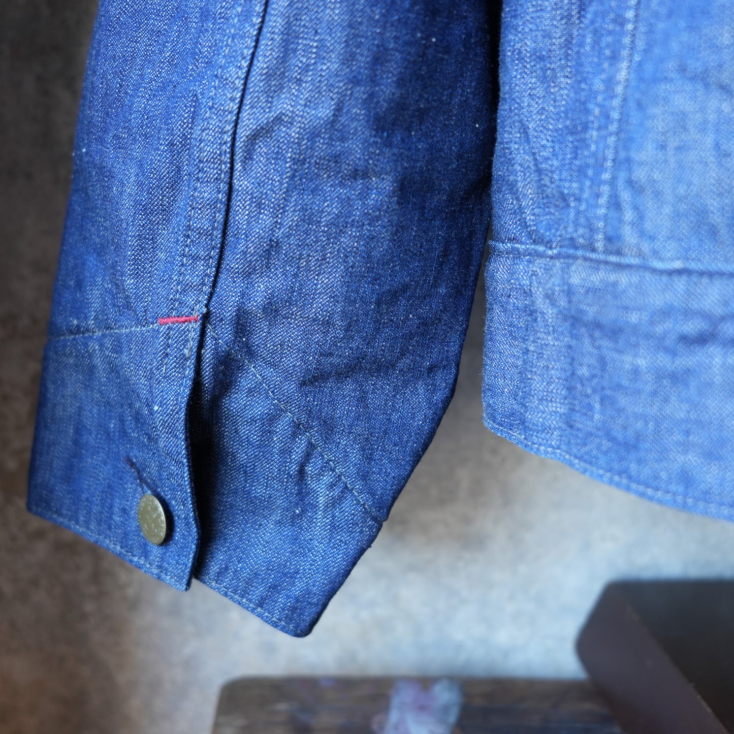 WORKERS_Blanket Lined Engineer Jacket_10 oz Black Back Denim