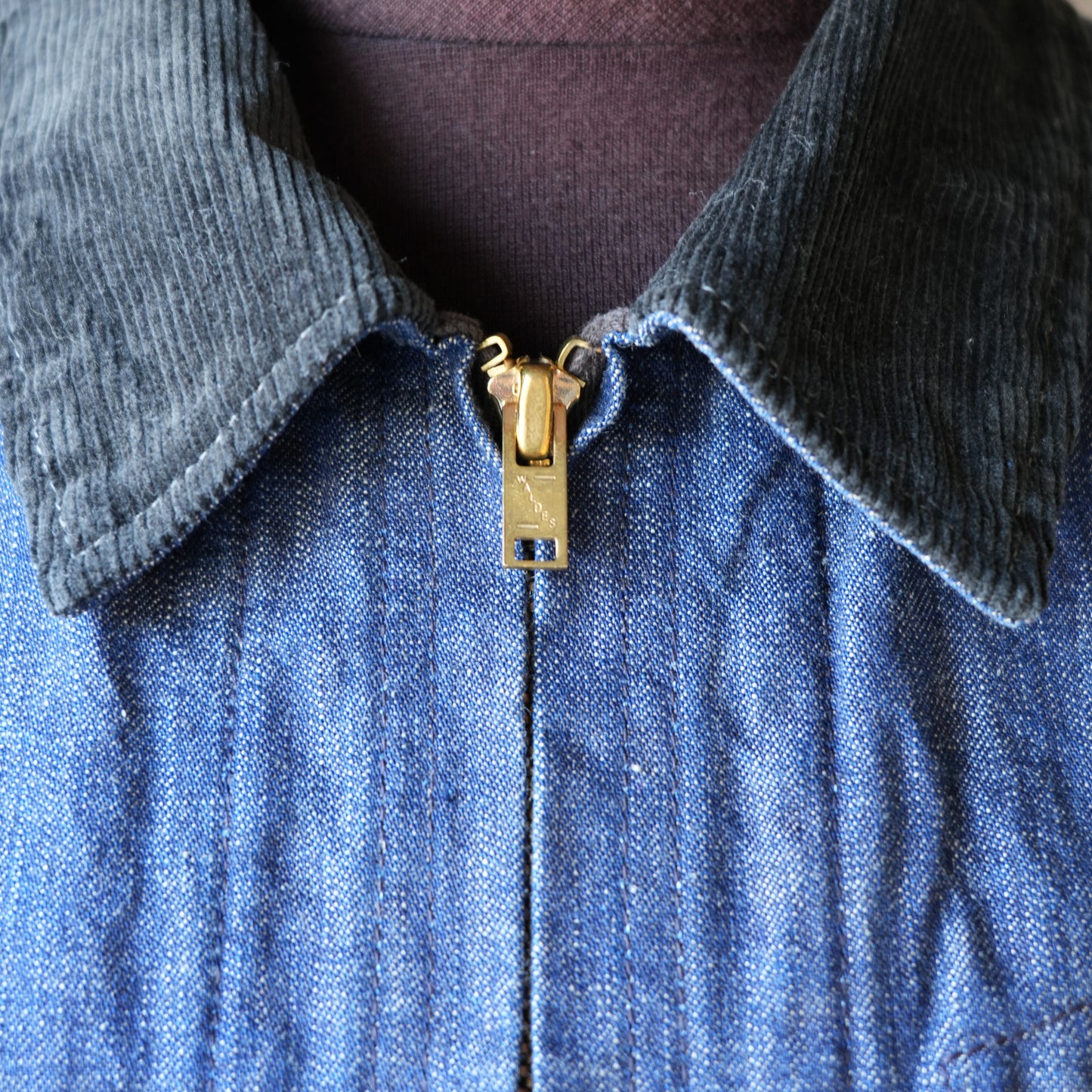 WORKERS_Blanket Lined Engineer Jacket_10 oz Black Back Denim