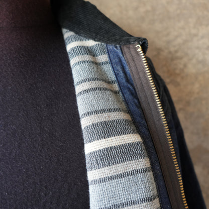 WORKERS_Blanket Lined Engineer Jacket_10 oz Black Back Denim
