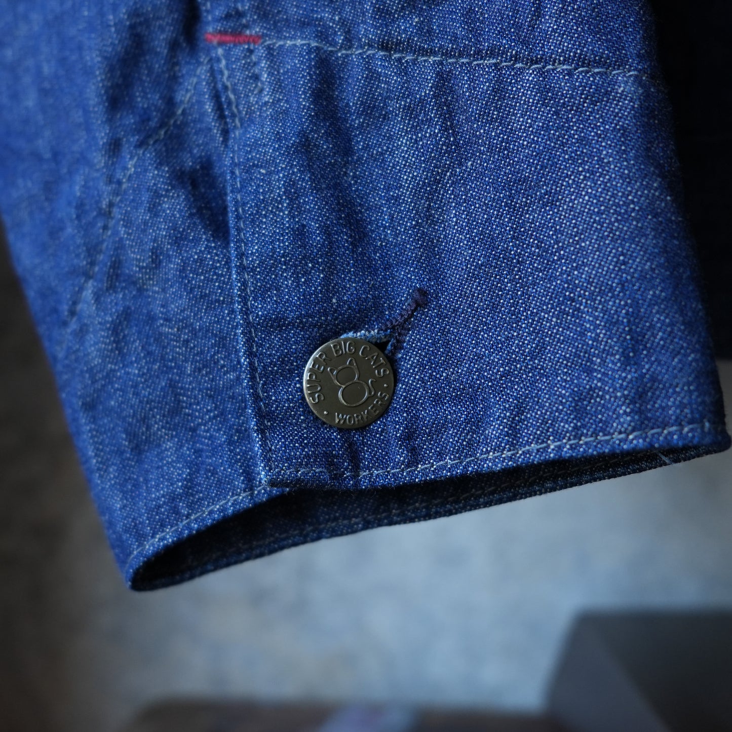 WORKERS_Blanket Lined Engineer Jacket_10 oz Black Back Denim