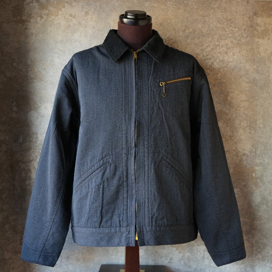 WORKERS_Blanket Lined Engineer Jacket, Wool Cotton Covert Cloth 