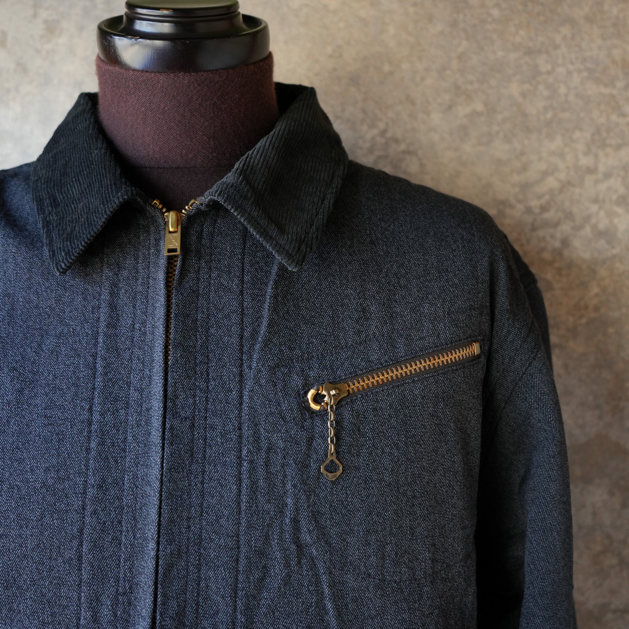 WORKERS_Blanket Lined Engineer Jacket, Wool Cotton Covert Cloth