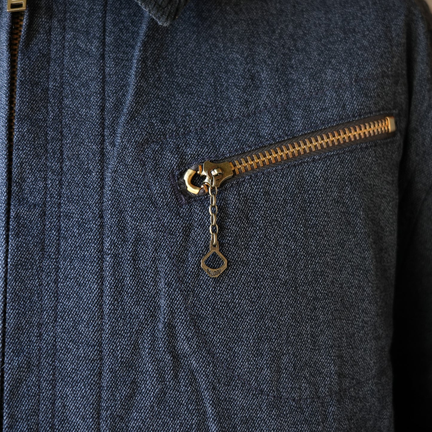 WORKERS_Blanket Lined Engineer Jacket, Wool Cotton Covert Cloth 