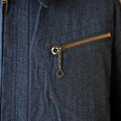 WORKERS_Blanket Lined Engineer Jacket, Wool Cotton Covert Cloth 