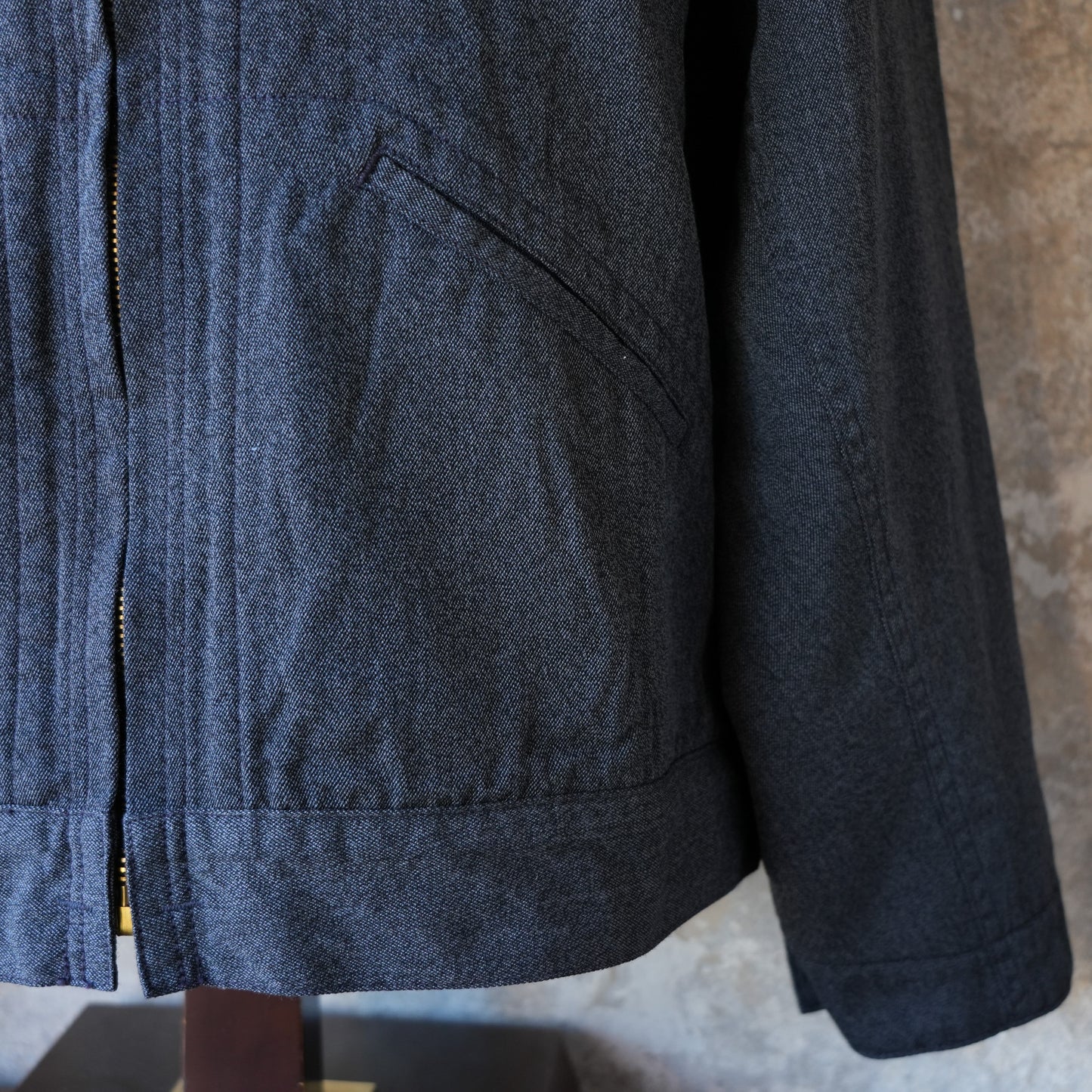 WORKERS_Blanket Lined Engineer Jacket, Wool Cotton Covert Cloth 