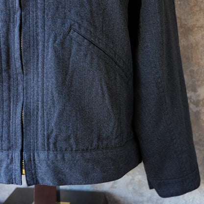 WORKERS_Blanket Lined Engineer Jacket, Wool Cotton Covert Cloth 