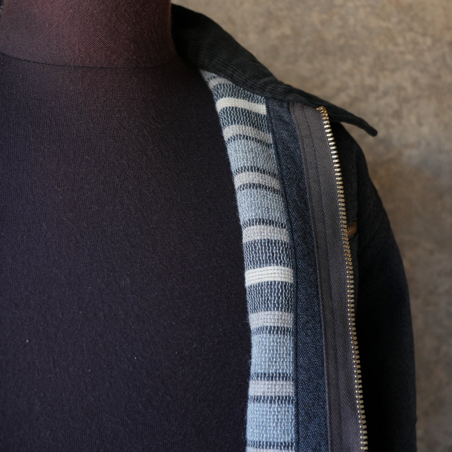 WORKERS_Blanket Lined Engineer Jacket, Wool Cotton Covert Cloth 