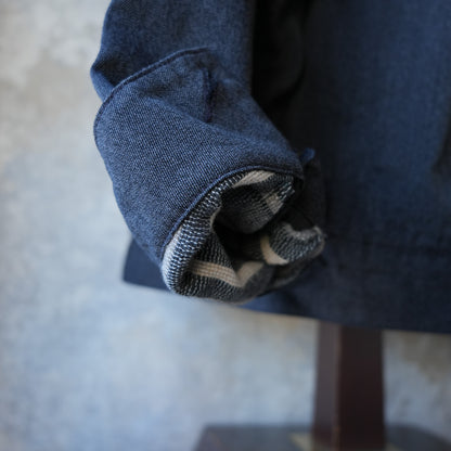WORKERS_Blanket Lined Engineer Jacket, Wool Cotton Covert Cloth 