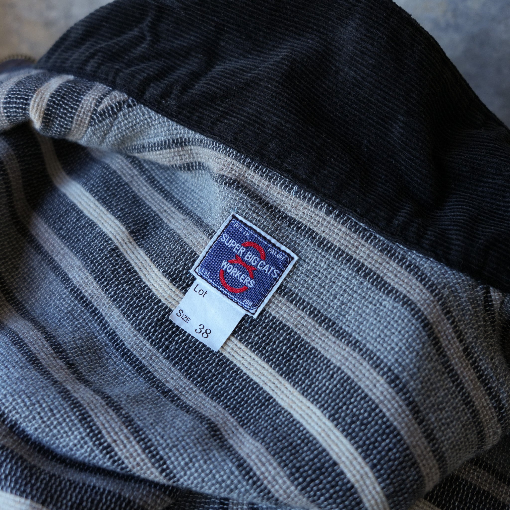 WORKERS_Blanket Lined Engineer Jacket, Wool Cotton Covert Cloth