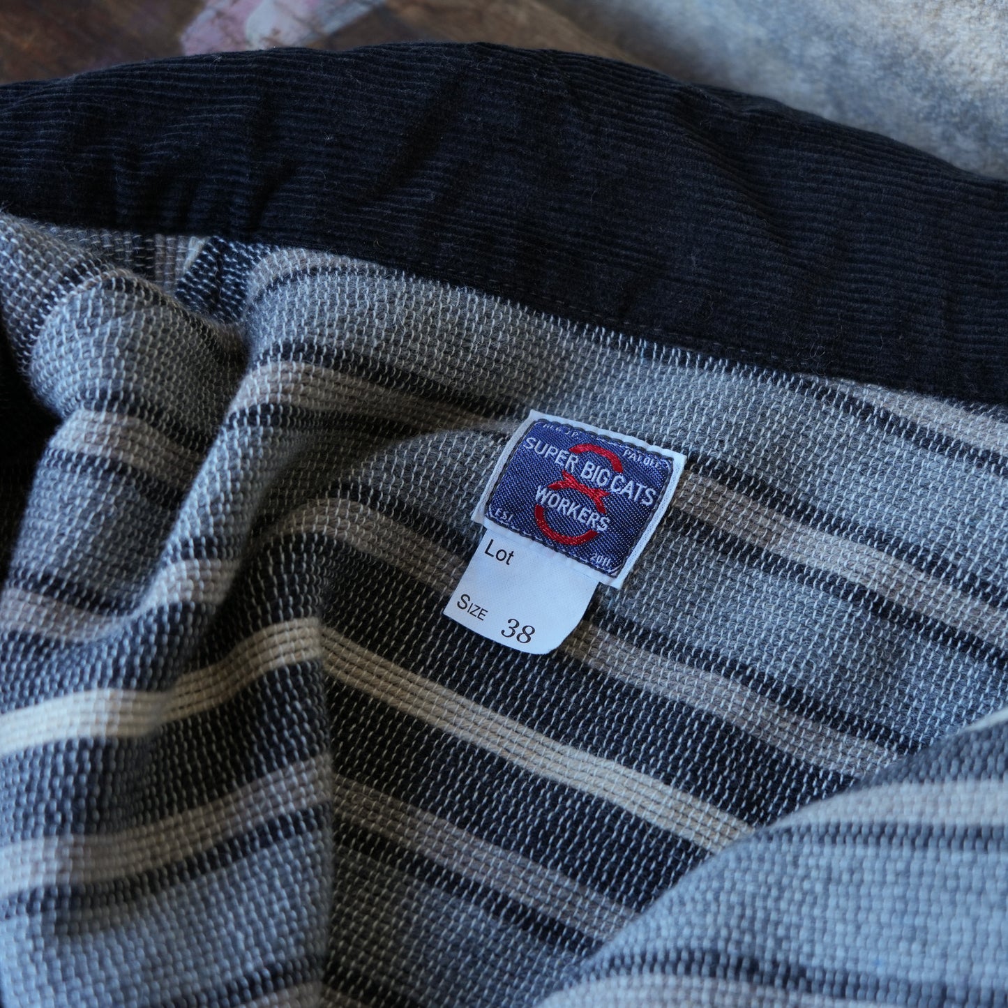 WORKERS_Blanket Lined Engineer Jacket, Wool Cotton Covert Cloth 